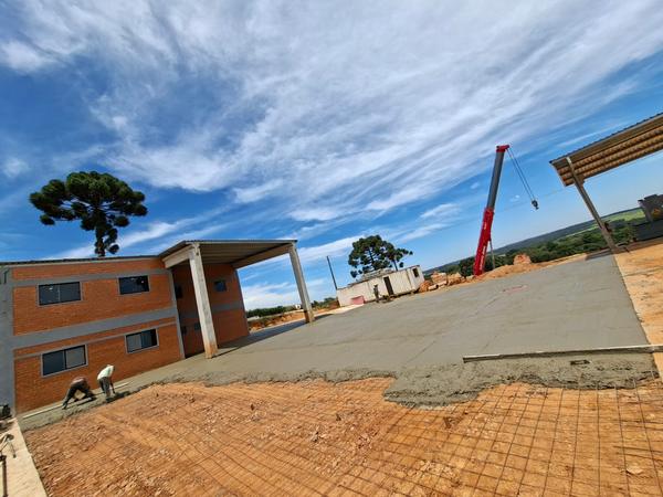 Área coberta em concreto, foto 2