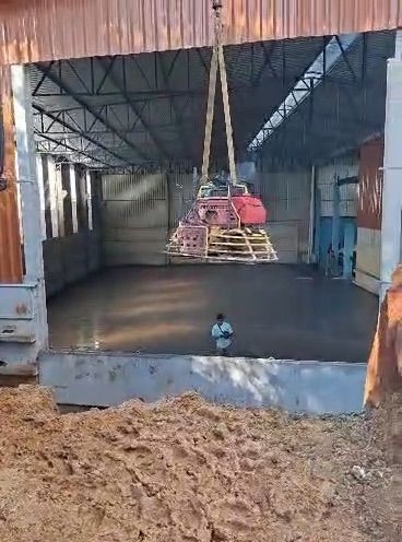 Área coberta em concreto, vídeo 2