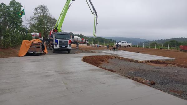 Piso externo de concreto, foto 2